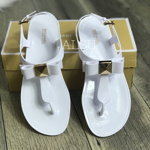 Michael Kors Aliza Jelly PVC Optic White W AUTHENT - Picture 3 of 7